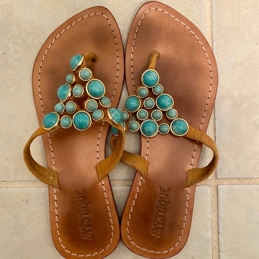 COPY - Turquoise Stone Mystique Sandals Size 7
